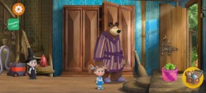 Маша и Медведь Мультфильм Игра в доме