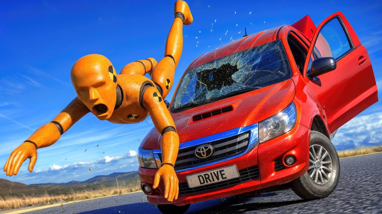 Отсутствие ремней безопасности и автокатастрофы #01😱|BeamNG.Drive|Бемиджи Драйв смотреть онлайн