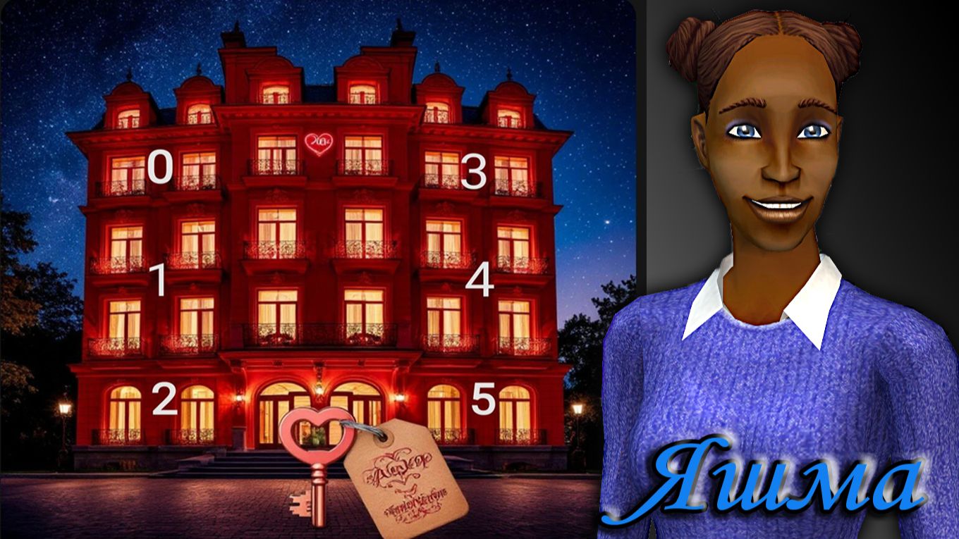 The Sims 2 "Алмазная Лихорадка". Отель Страсти для Яшмы