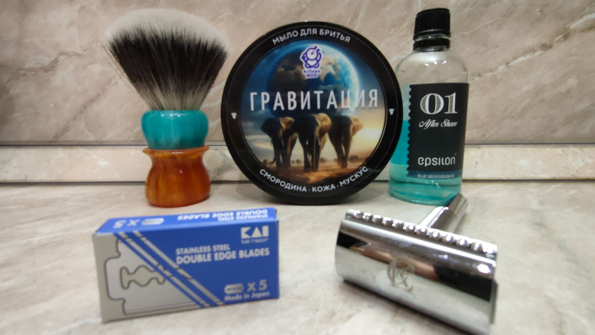 Gillette King C + лезвие Persona GEM (USA)