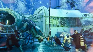 У дублирующего экипажа МКС-75 прошла тренировка в гидролаборатории