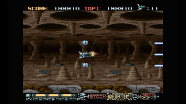 Super Nintendo (Snes) 16-bit Phalanx - The Enforce Fighter A-144 Mission 4 Deep Core Прохождение
