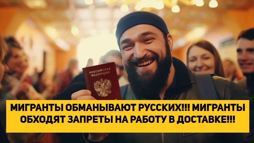 МИГРАНТЫ ОБМАНЫВАЮТ РУССКИХ!!! МИГРАНТЫ ОБХОДЯТ ЗАПРЕТЫ НА РАБОТУ В ДОСТАВКЕ!!! смотреть онлайн