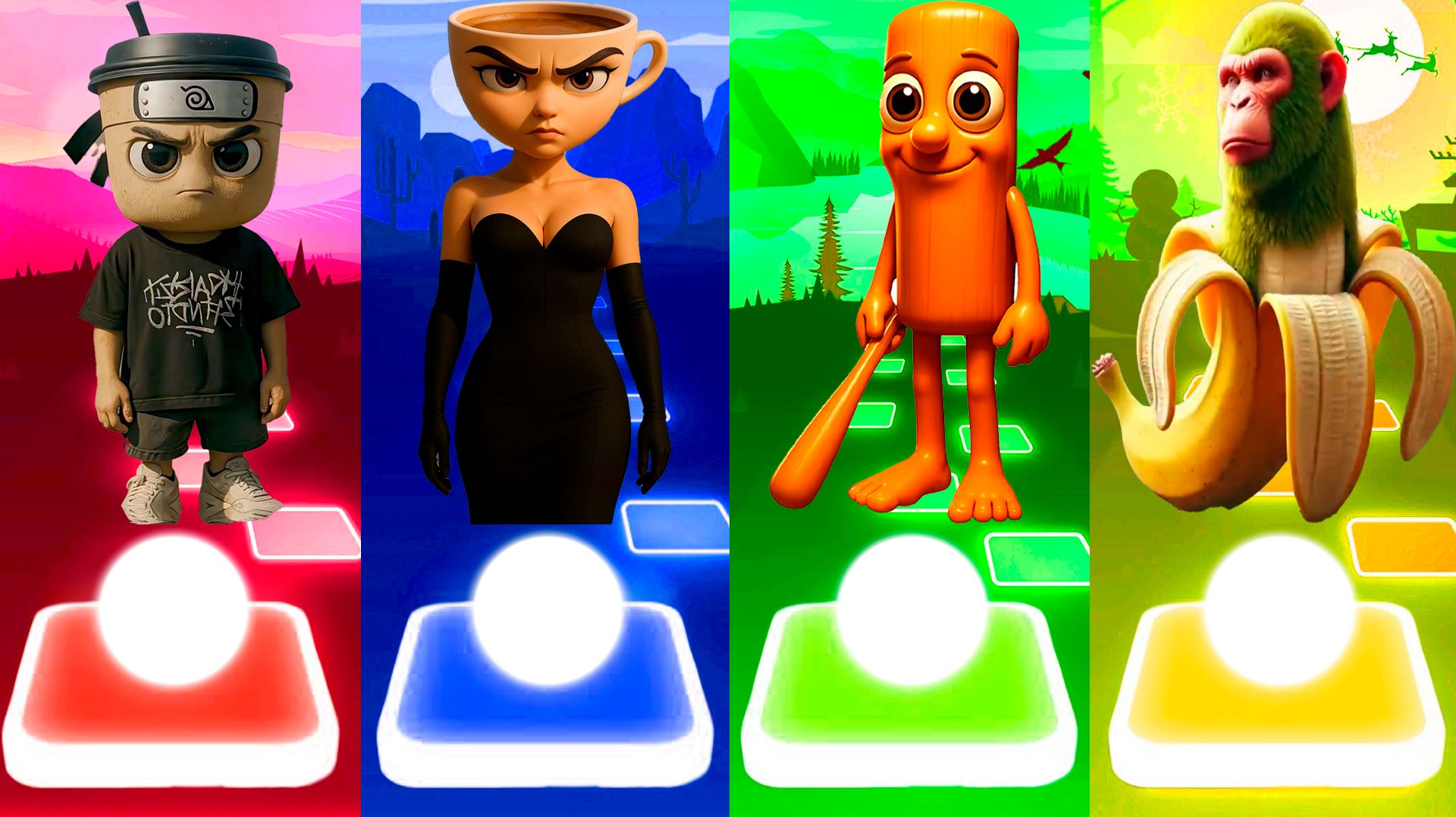 КАПУЧИНО АССАСИНО 🆚 БАЛЕРИНА КАПУЧИНО 🆚 ТУН ТУН ТУН САХУР 🆚 ШИМПАНЗИНИ БАНАНИНИ | Tiles Hop №309 смотреть онлайн