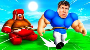 💪 ОТ ХУДЫША до ГИГАНТСКОГО КАЧКА! ПРОКАЧКА 0 ➝ 1000 В РОБЛОКС!