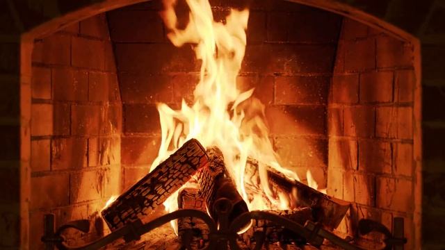 Камин 10 часов | Fireplace 10 Hours | Ostrov.Travel
