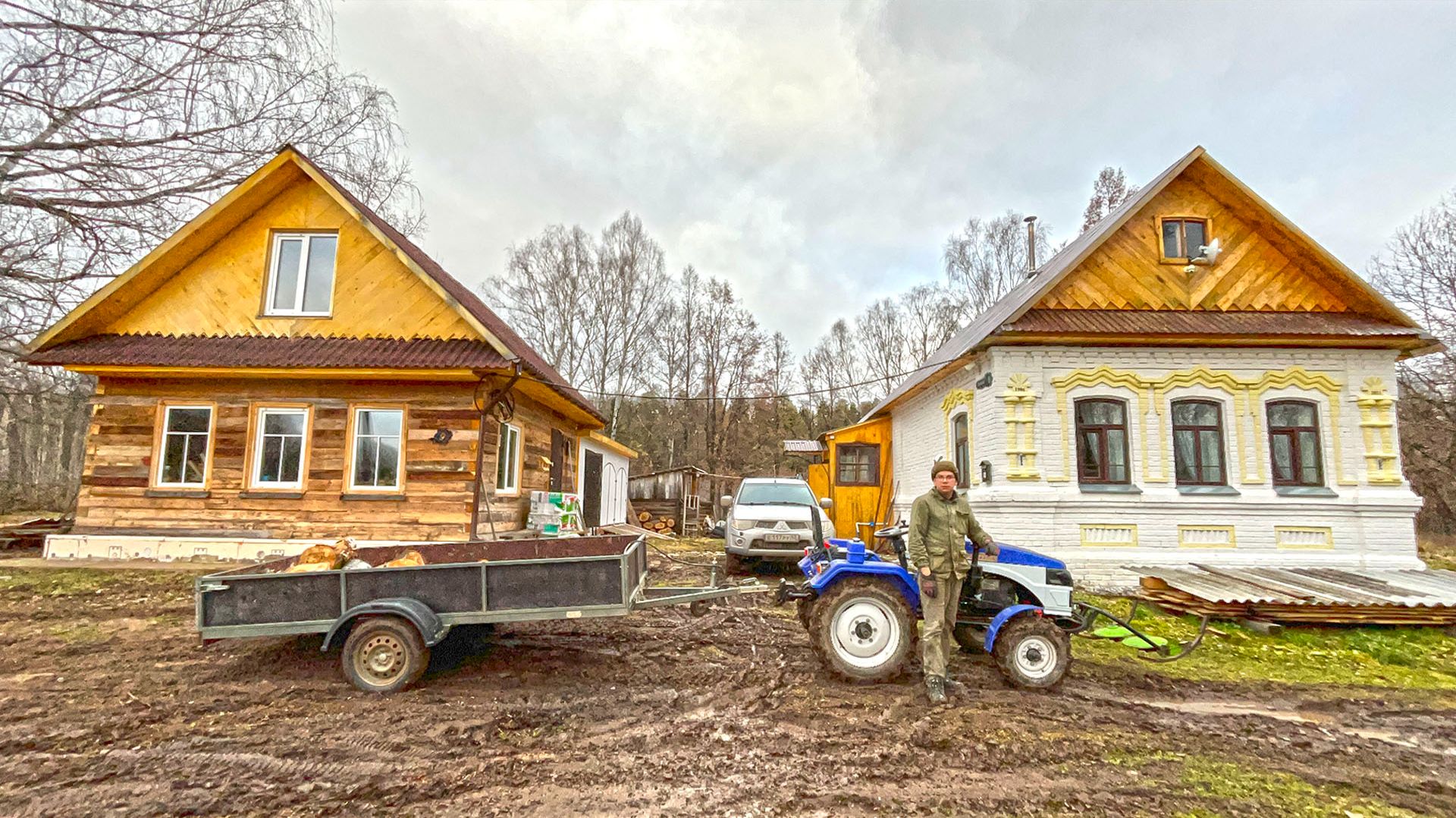 Жизнь там, где ещё недавно царило запустение. Деревенские заботы, отдых и ожидание зимы смотреть онлайн