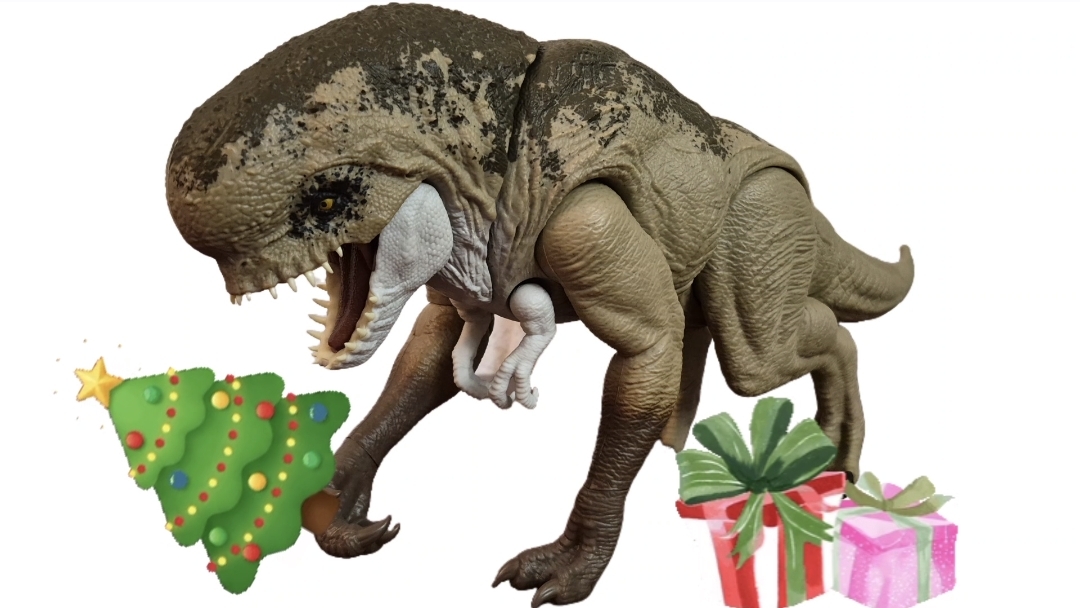 Дарю Дистортуса Рекса #Новыйгод #динозавр #игрушки #jurassicworld #mattel #rebith