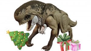 Дарю Дистортуса Рекса #Новыйгод #динозавр #игрушки #jurassicworld #mattel #rebith