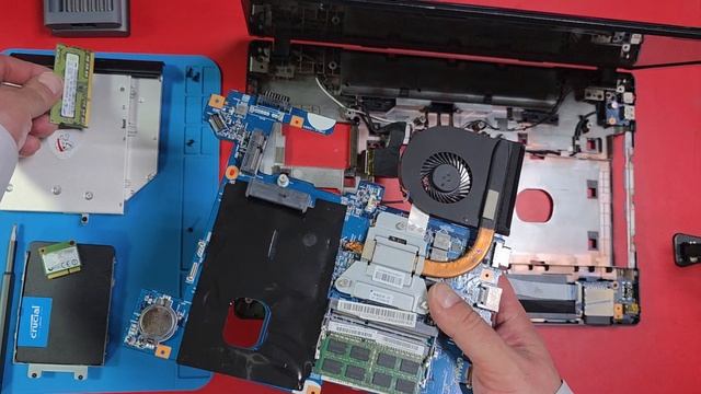 Замена термопасты в ноутбуке Lenovo G580