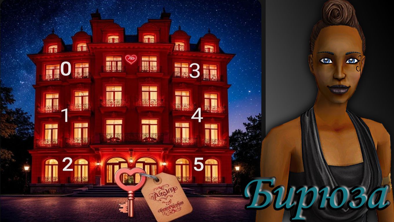 The Sims 2 "Алмазная Лихорадка". Отель Страсти для Бирюзы.