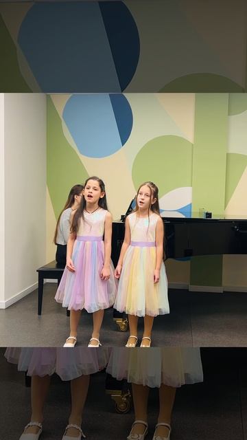 Веремей Полина и Гузеева Катя_И.Брамс дуэт Божья коровка