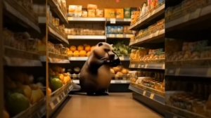 Бобер в магазине