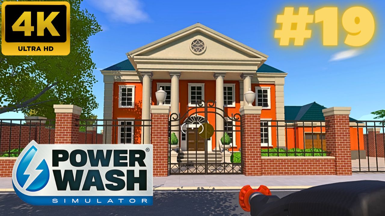 PowerWash Simulator: Отмыть особняк мэра #19 (4K)