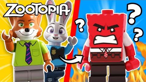 Я создавал ПОПУЛЯРНЫЕ ДИСНЕЕВСКИЕ ФИЛЬМЫ из конструктора LEGO…