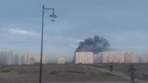 Пожар в Анапе горят покрышки район горгипия 29.11.2025