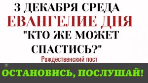 Евангелие дня. Кто же может спастись Ответ Христа на главный страх верующих (Лк. 18.15-30)