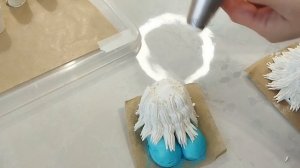 Новогодний зефир! Часть 1! Гномик и 2 елочки- мастер-класс! 🎄🎄🎄 И отсадка маленьких тюльпанчиков!