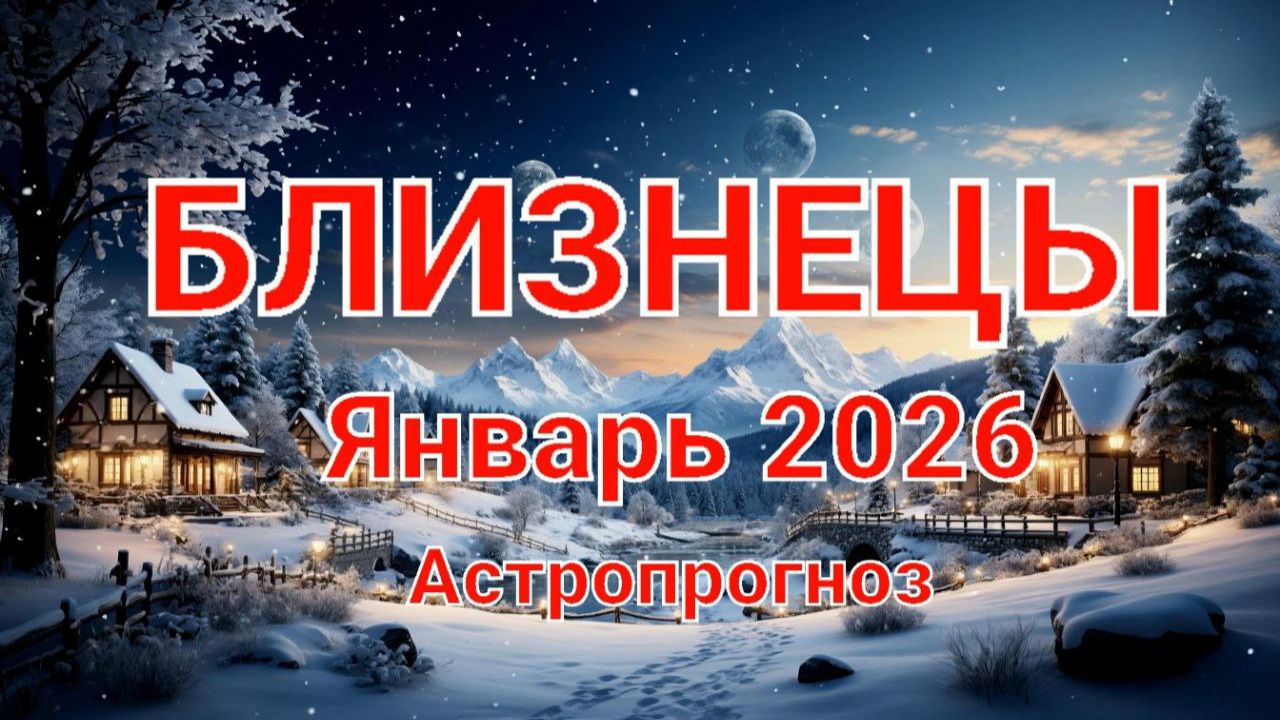 БЛИЗНЕЦЫ. Январь 2026 год. Астропрогноз смотреть онлайн