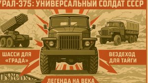 «Обжора» с сердцем Богатыря, как Урал-375 стал Королем бездорожья и ТАЙНОЙ советских водителей