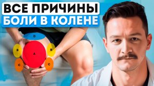 ВОТ почему БОЛИТ КОЛЕНО! Разбираем боль ПО МЕСТУ и находим ПРИЧИНУ!