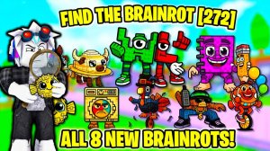 КАК НАЙТИ САМЫХ РЕДКИХ БРЕЙНРОТОВ В НАЙДИ БРЕЙНРОТ! ROBLOX Find the Brainrot 272