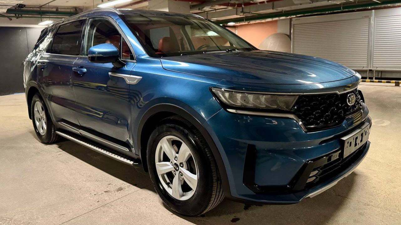 Kia Sorento; 2.5 AT; 2021; Синий смотреть онлайн