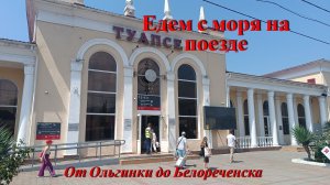 Пора домой. Жара в поезде. Прогулка по Белореченску.2025
