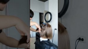 Стрижка каре ровный срез