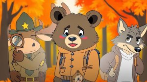 Медвежонок заблудился🐻 Сказка - Мультик  о дружбе и помощи!