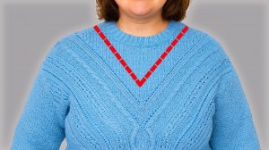 🔥 V-образный вырез вместо круглого — СЕКРЕТ стройности!  (Повторить ЛЕГКО)