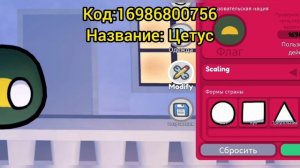 Коды на флаги для режима Roblox Мир контрибола / 
9 часть.