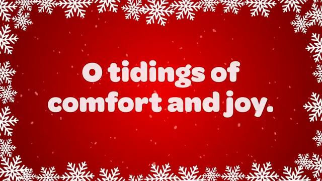 God Rest You Merry Gentlemen with Lyrics Love to Sing Christmas Songs and Carols смотреть онлайн