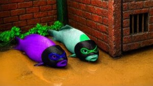 Пертарунган Икан Кои против Хагги-Вугги и Буайи, Гуриты! | Стоп-кадр из фильма "Луку ди Лумпур