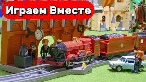 МУЛЬТИКИ ПРО МАШИНКИ И ПОЕЗДА ДЛЯ ДЕТЕЙ 🚂 СОБИРАЕМ ВМЕСТЕ БОЛЬШУЮ ЖЕЛЕЗНУЮ ДОРОГУ ДЛЯ ДЕТЕЙ