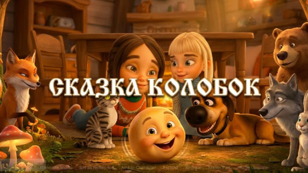Сказка Колобок. Новый мультик. смотреть онлайн