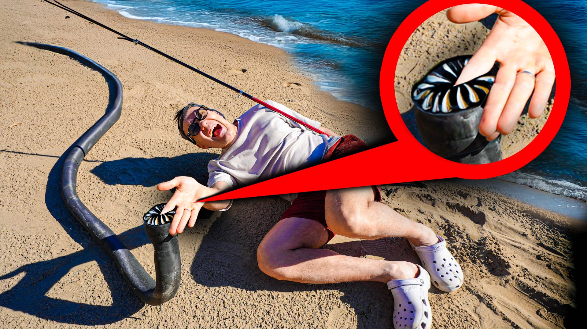 ОНО НАПАЛО - ЧЕРВЬ ПОЖИРАТЕЛЬ на МОРЕ смотреть онлайн