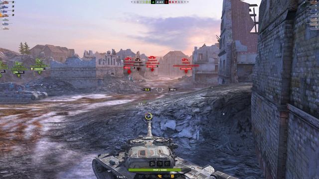 Kranvagn против полного T110E4+AMX50B 5053dmg