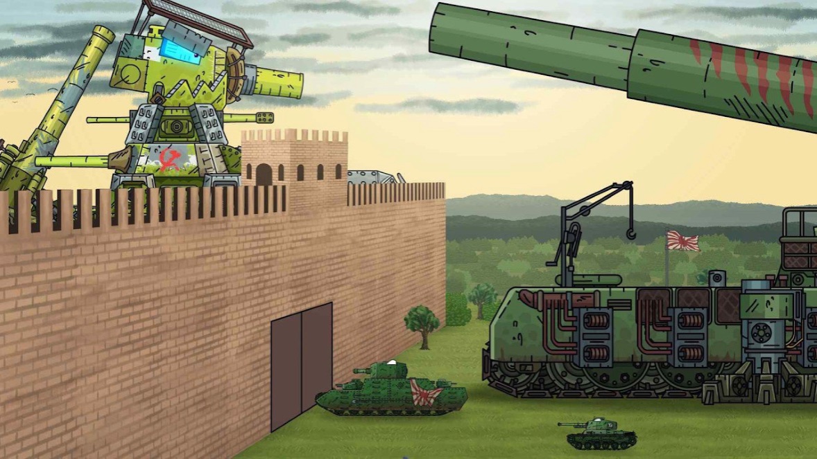 КВ-44 защищает Крепость! Оборона Китайской стены смотреть онлайн