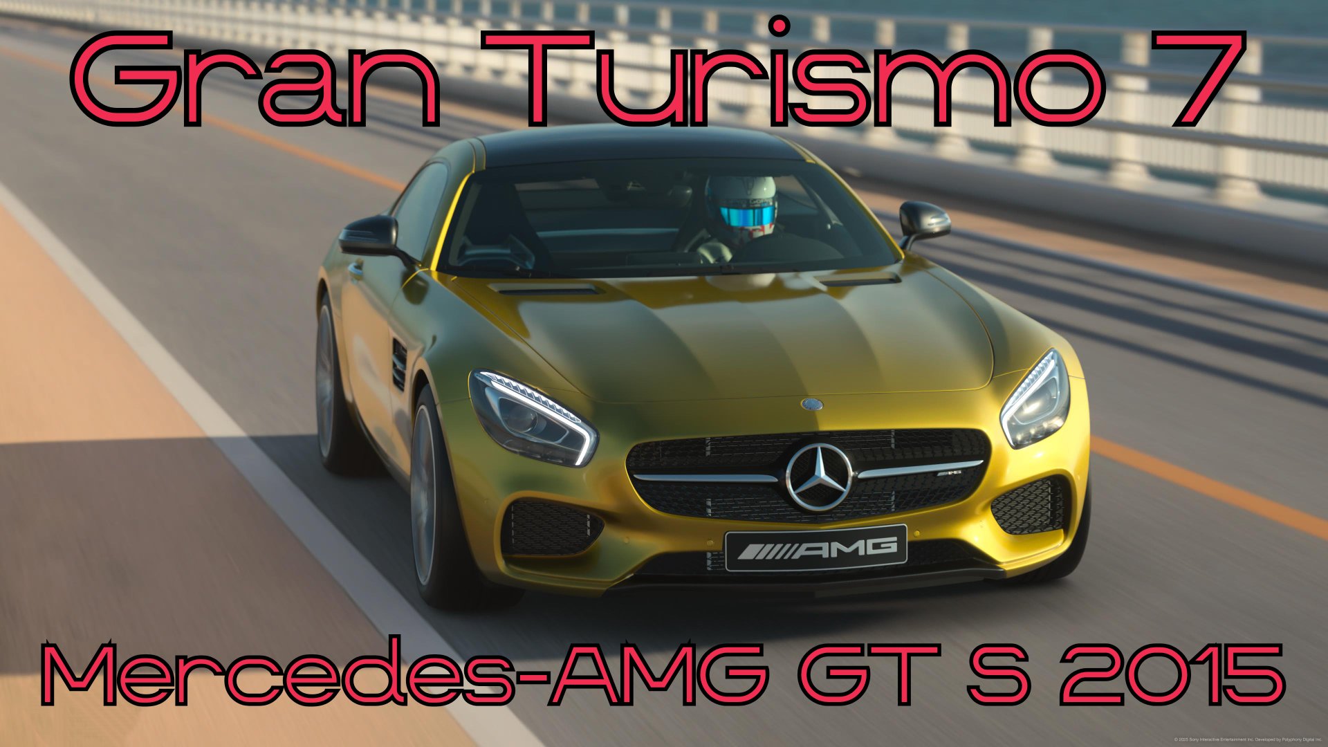 Mercedes-AMG GT S 2015 — немецкий суперкар, настроенный на победу в мире Gran Turismo 7 🌍⚡️ смотреть онлайн