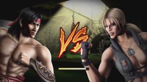 Mortal Kombat 9 - Лю Кан vs Соня Блейд. Фаталити