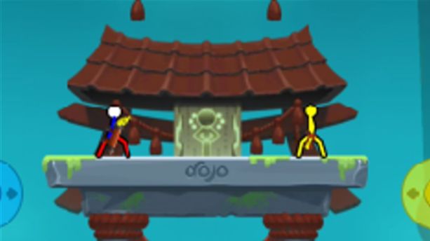 Андрей против Семёна в Supreme Duelist Stickman.