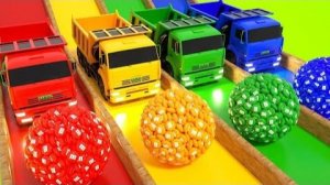 (Обучающее видео) Учите цвета с игрушками для детей