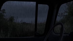 Мощная ночная гроза 🌩️ Гром и сильный дождь для сна и отдыха