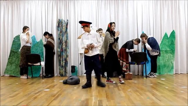 Школьный театр «Радость» МБОУ СОШ УИОП г. Зернограда; спектакль "Лихо одноглазое"