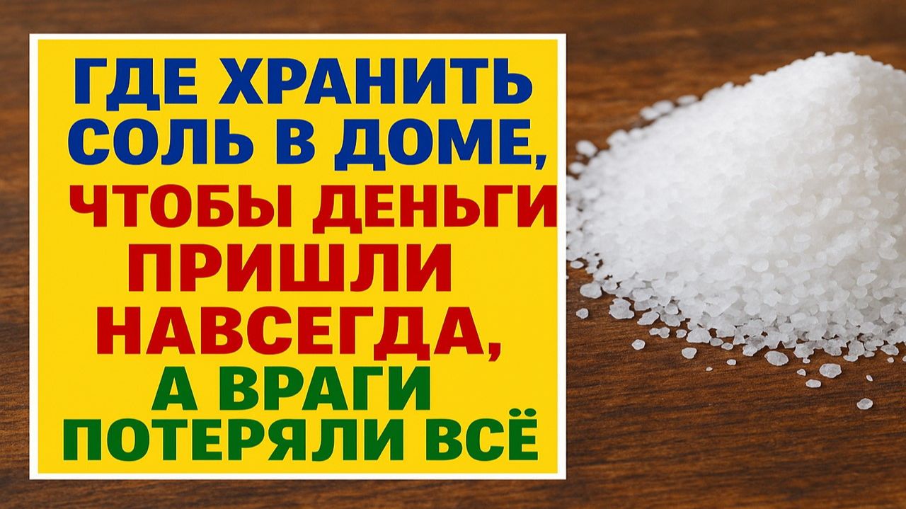 Как хранить соль, чтобы враги теряли силу, а деньги задерживались в доме: сильные приметы смотреть онлайн