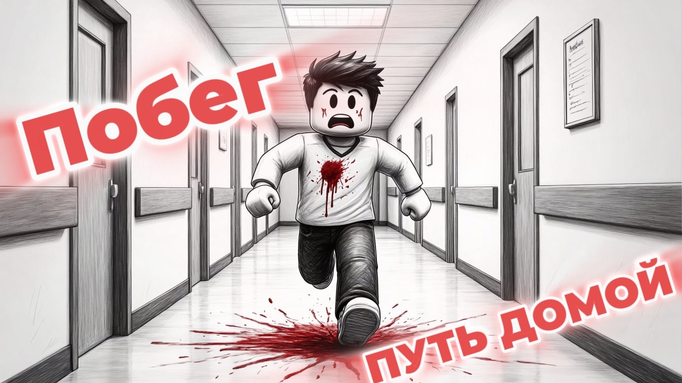 Побег из больницы.Роблокс