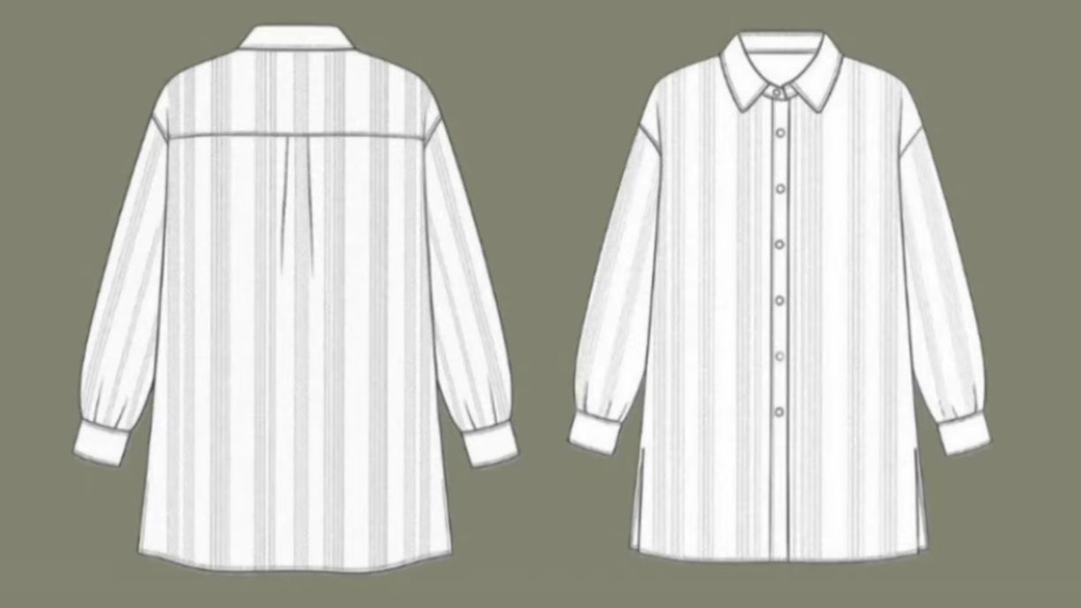 Пошив классической рубашки оверсайз смотреть онлайн