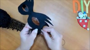 DIY_МК Как сделать карнавальную маску со старых очков. Carnival mask with old gl