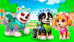 😳 ЭВЕРЕСТ EXE НАПАЛА НА СКАЙ и РЕКС ЩЕНЯЧИЙ ПАТРУЛЬ в МАЙНКРАФТ МУЛЬТИК